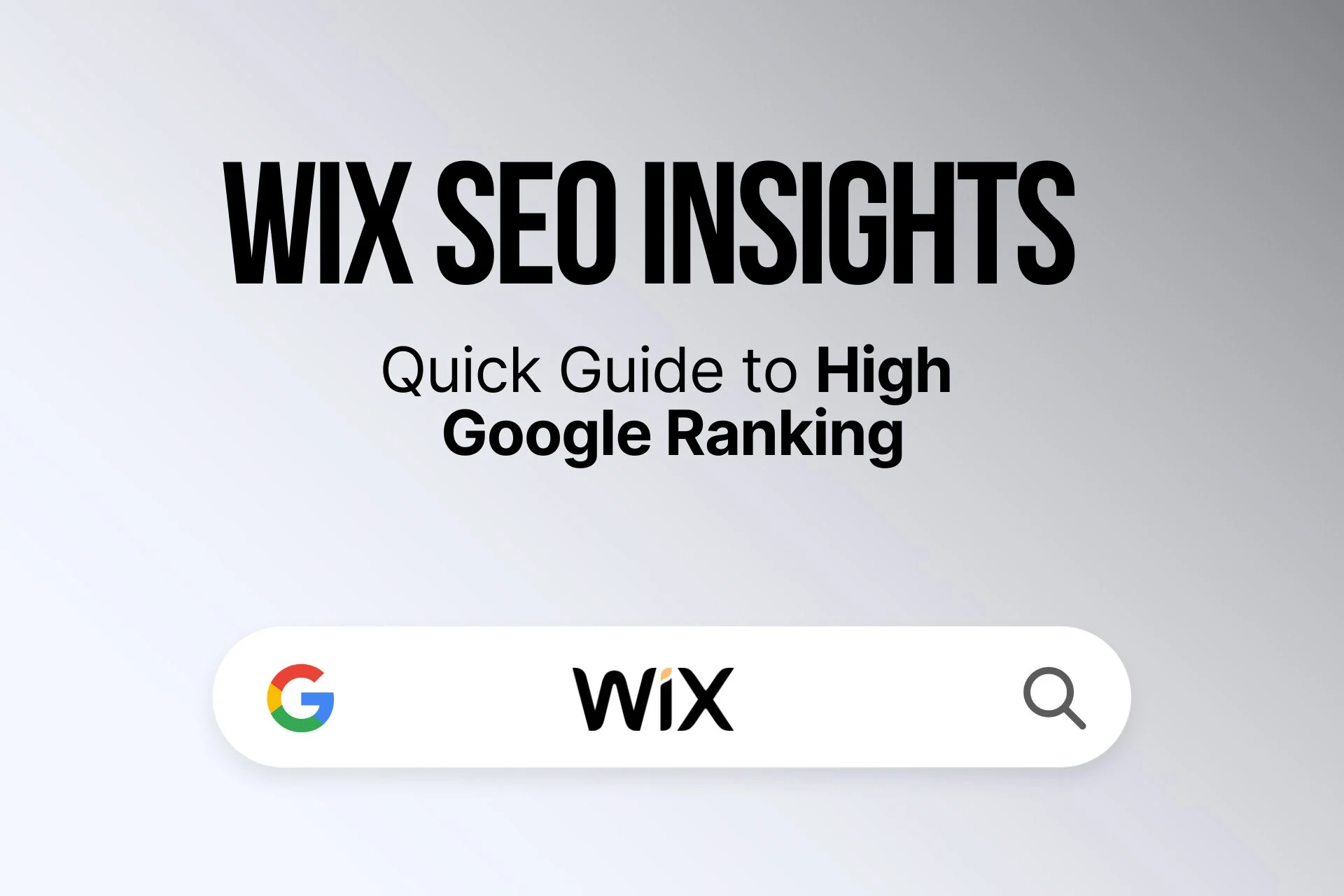 Your website to the Google Search Console with Wix